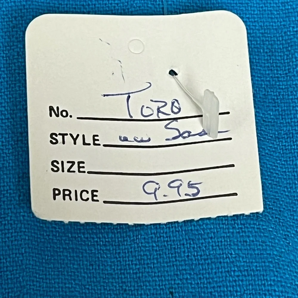 Vintage Brilliant Blue Women’s Boutique Sash